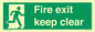 SB14454: Fire exit keep clear