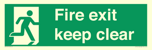 SB14454: Fire exit keep clear