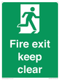 SB14454: Fire exit keep clear