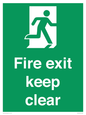 SB14454: Fire exit keep clear
