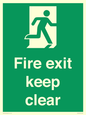 SB14454: Fire exit keep clear
