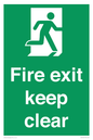 SB14454: Fire exit keep clear