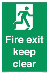 SB14454: Fire exit keep clear
