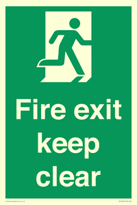 SB14454: Fire exit keep clear