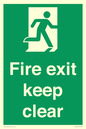 SB14454: Fire exit keep clear