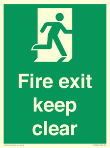 SB14454: Fire exit keep clear