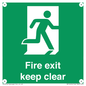 SB14454: Fire exit keep clear