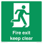 SB14454: Fire exit keep clear