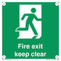 SB14454: Fire exit keep clear