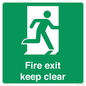 SB14454: Fire exit keep clear