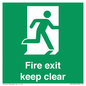 SB14454: Fire exit keep clear