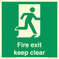 SB14454: Fire exit keep clear