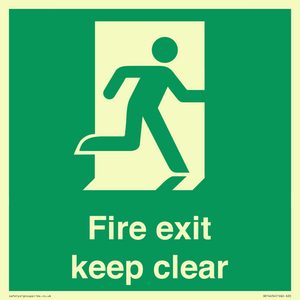 SB14454: Fire exit keep clear