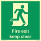 SB14454: Fire exit keep clear