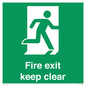 SB14454: Fire exit keep clear
