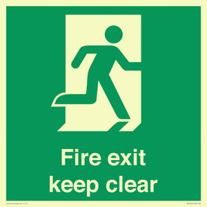 SB14454: Fire exit keep clear