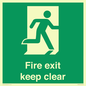 SB14454: Fire exit keep clear