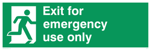 SB415: emergency exit only