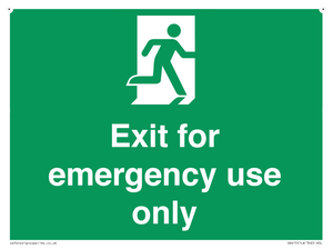 SB415: emergency exit only