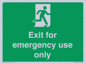 SB415: emergency exit only