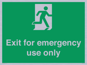 SB415: emergency exit only