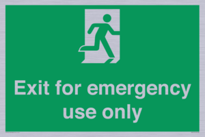 SB415: emergency exit only