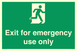 SB415: emergency exit only
