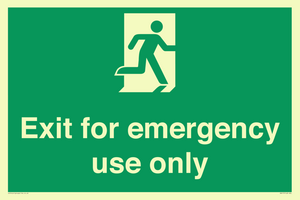 SB415: emergency exit only