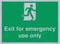 SB415: emergency exit only