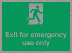 SB415: emergency exit only