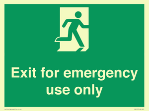 SB415: emergency exit only