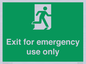 SB415: emergency exit only