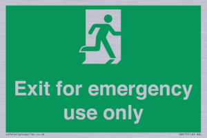 SB415: emergency exit only