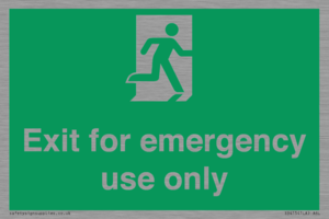 SB415: emergency exit only