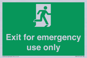 SB415: emergency exit only
