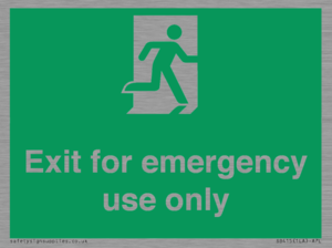 SB415: emergency exit only