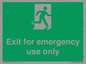 SB415: emergency exit only