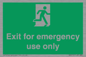 SB415: emergency exit only