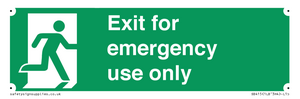 SB415: emergency exit only