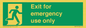 SB415: emergency exit only