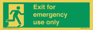 SB415: emergency exit only