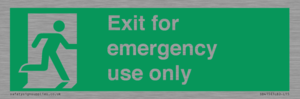 SB415: emergency exit only