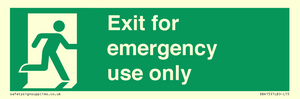 SB415: emergency exit only