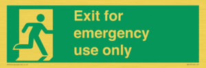 SB415: emergency exit only