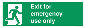SB415: emergency exit only