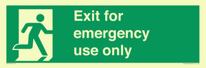 SB415: emergency exit only