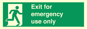 SB415: emergency exit only