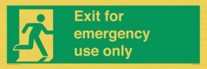 SB415: emergency exit only
