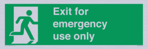 SB415: emergency exit only