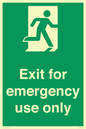 SB415: emergency exit only